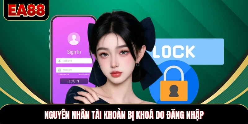 Nguyên nhân tài khoản bị khoá do đăng nhập
