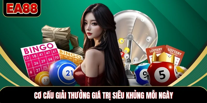 Cơ cấu giải thưởng giá trị siêu khủng mỗi ngày